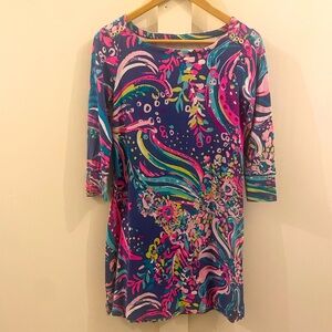 Lilly Pulitzer fitted Dress, 3/4 length sleeves, in perfect condition.